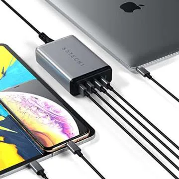 Satechi 75W Dual USB-C PD Charger - Fast & Compact Charging