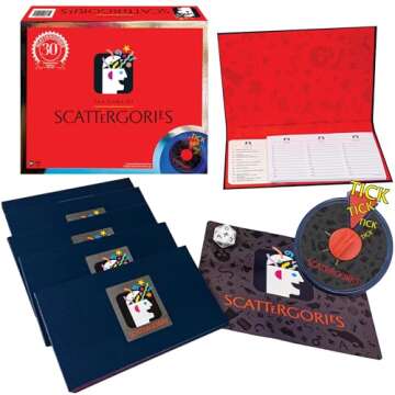 Scattergories 30th Anniversary Edition with Electronic Timer by Winning Moves Games USA, Timeless Fa...