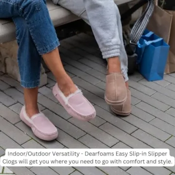 Fireside Dearfoams Women's Shearling Clog Slipper