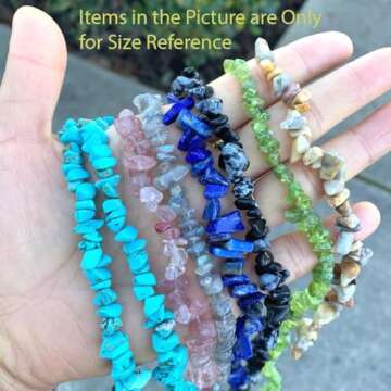 1 Strand Adabele Natural Blue Apatite Gemstone Chip Loose Beads Drilled Hole Free Form 5mm-8mm Gem Stone Spacer 32 Inch for Jewelry Craft Making GZ1-26