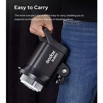 Godox SL60IIBi LED Video Lights with Color Control and FX Effects