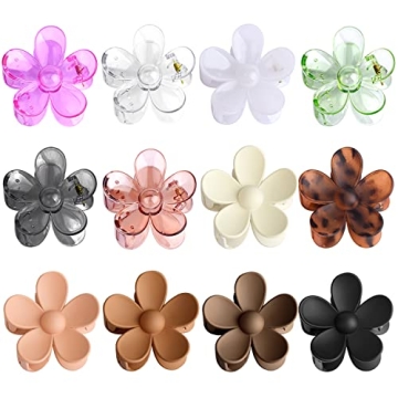 Flower Claw Clips for Women Thick Hair Stylish Accessories