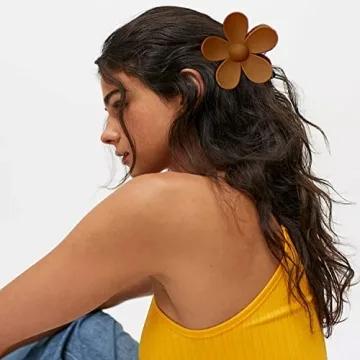 Flower Claw Clips for Women Thick Hair Stylish Accessories