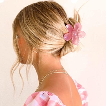 Flower Claw Clips for Women Thick Hair Stylish Accessories