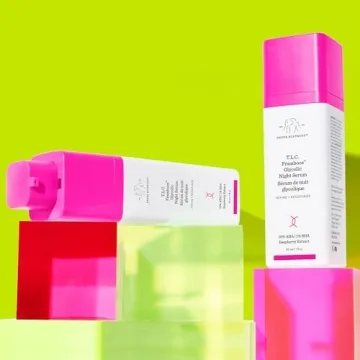 Drunk Elephant T.L.C. Framboos Glycolic Night Serum - Skin Care Brightening Night Serum. Repackaging (30 mL / 1 Fl Oz)
