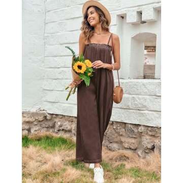 Stylish Onedreamer Women's Denim Jumpsuit with Pockets