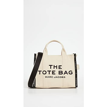 Marc Jacobs Jacquard Medium Tote Bag Warm Sand Stylish Spacious