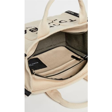 Marc Jacobs Jacquard Medium Tote Bag Warm Sand Stylish Spacious