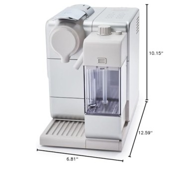 Nespresso Lattissima Touch Espresso Machine by De'Longhi with Milk Frother, Frosted Silver