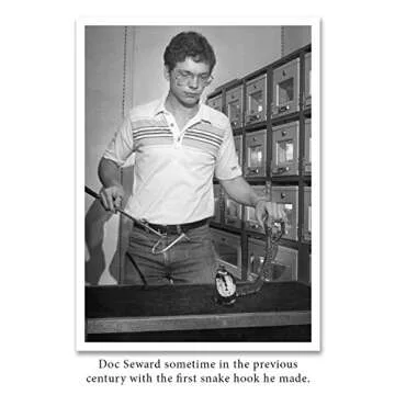 DocSeward Snake Hook, Copperhead Series for Catching, Controlling, or Moving Snakes, Stainless Steel & Copper, Field Length (43 inches)