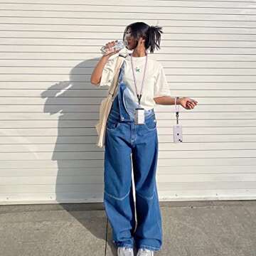 Doboli Phone Lanyard,Phone Strap,Wrist Lanyard,Lanyards For Keys,Keychains For Women,Nylon Adjustable Shoulder Neck,Universal Cell Phone Lanyard for All Smartphone,Travel Essentials (2 Pack)