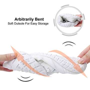 L-RUN Womens Barefoot Gym Walking Trail Beach Shoes WhiteM US (Women 7.5, Men 6)=EU38