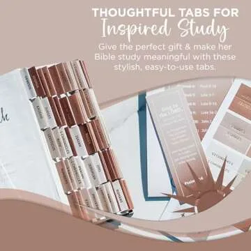 Decorative Bible Tabs for Women (96 Pieces) - Stylish & Functional