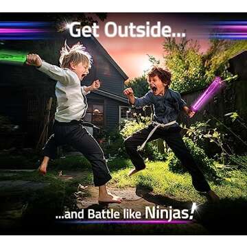 Ninja Toys Meet Samurai Swords in Glow Battle | Ninja Toys for Boys | Ages 8-12+, 2-4 Players | Kids...