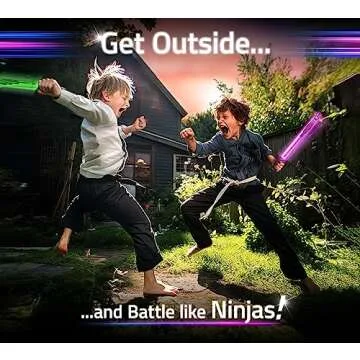Ninja Toys Meet Samurai Swords in Glow Battle | Ninja Toys for Boys | Ages 8-12+, 2-4 Players | Kids...