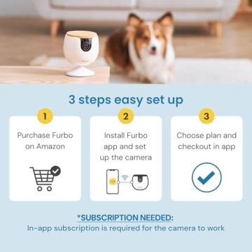 Furbo Mini Pet Camera with Smart Home Security Alerts