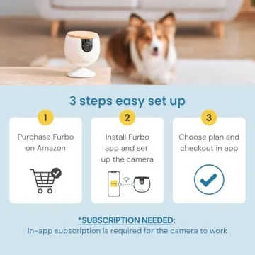 Furbo Mini Pet Camera with Smart Home Security Alerts