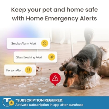 Furbo Mini Pet Camera with Smart Home Security Alerts