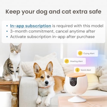 Furbo Mini Pet Camera with Smart Home Security Alerts