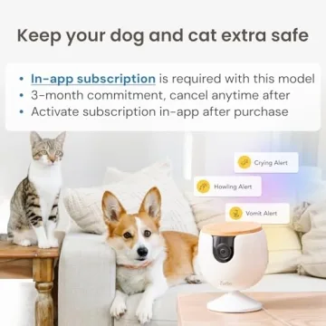Furbo Mini Pet Camera with Smart Home Security Alerts