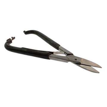 Vintaj Tools by The Beadsmith Metal Shear â€“ 7 Inches (178mm) With Steel Blades, Comfort Grip & Single-Leaf Spring Handle â€“ Tool for Cutting & Stamping Blanks, Sheet Metal and Craft Wire
