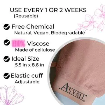Asymi Exfoliating Glove - Natural Vegan Skin Care Mitt