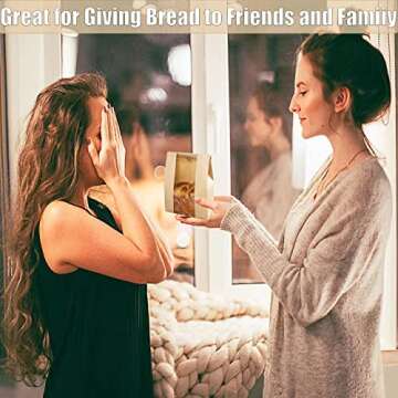 Eco-Friendly Large Paper Bread Bags for Gifting