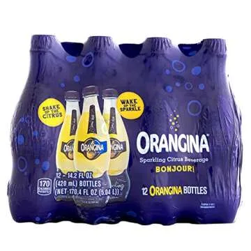 Orangina Sparkling Juice - Authentic French Citrus Delight