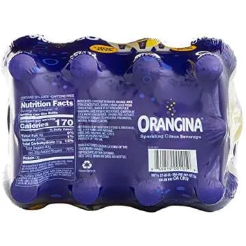 Orangina Sparkling Juice - Authentic French Citrus Delight