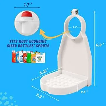 Besuerte Laundry Soap Catcher Tray for Eco Bottles - 2 Pack