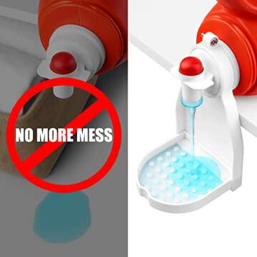 Besuerte Laundry Soap Catcher Tray for Eco Bottles - 2 Pack