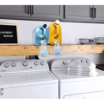 Besuerte Laundry Soap Catcher Tray for Eco Bottles - 2 Pack