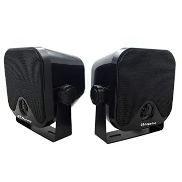 4 Inches Heavy Duty Waterproof Boat Marine Box Outdoor Speakers Surface Mounted for Skid Steer ATV U...