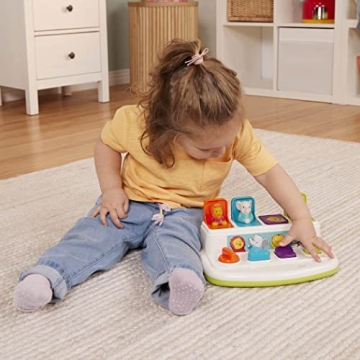 Interactive Battat Pop-Up Pals Cause-and-Effect Toy for Toddlers