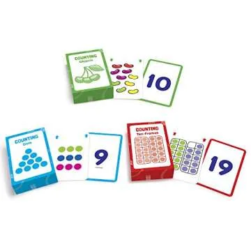Junior Learning JL210 Counting Flashcards - Fun Counting for Kids