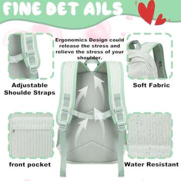 CAMTOP Preschool Backpack for Kids Girls Durable and Cute