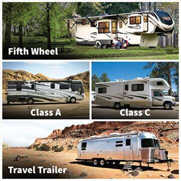 SnapPad Xtra (4-Pack) | Four-Point RV Leveling System Featuring 9” Round Jack Feet | Adds 61% Additional Surface Area for Stability, 5 lbs Per Pad & 11” Total Width | Must-Have RV Accessories