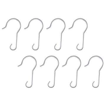 Hotop Christmas Ornament Hooks - 100 Durable Metal Wire Hangers