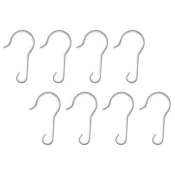 Hotop Christmas Ornament Hooks - 100 Durable Metal Wire Hangers