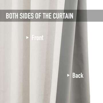 100% Blackout Shield Linen Blackout Curtains for Bedroom, Thermal Insulated Curtains 90 Inch Length 2 Panels Set, Grommet Drapes for Living Room, 50” W x 90” L, Beige