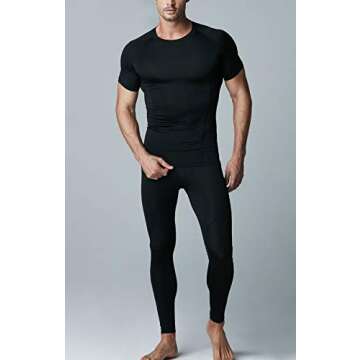 ATHLIO CLSX Mens Compression Pants for Active Wear