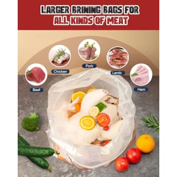 Turkey Brine Bags - 2 Pack, Holds 35lbs, Heavy Duty