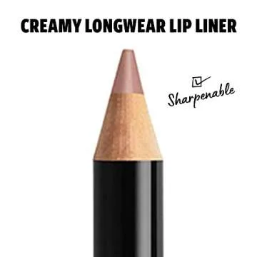 NYX PROFESSIONAL MAKEUP Slim Lip Pencil, Long-Lasting Creamy Lip Liner - Coffee