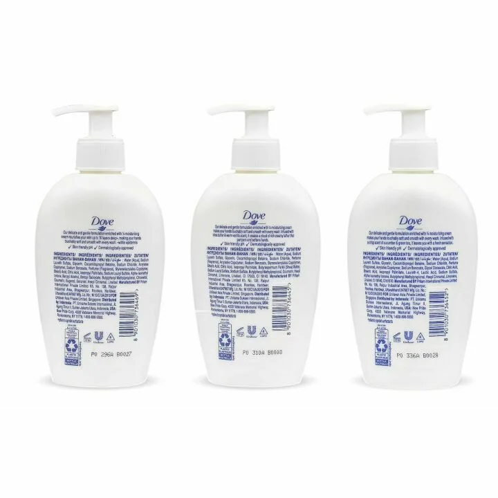 Dove Hand Wash Variety Pack - Nourishing Trio 250 ML