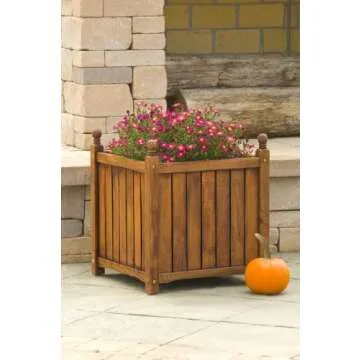 DMC Lexington Solid Wood Planter – Durable & Elegant