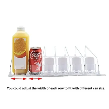 SZNLZQ Fridge Drink Organizer Holds 30 Cans Easily