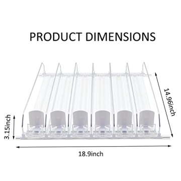 SZNLZQ Fridge Drink Organizer Holds 30 Cans Easily