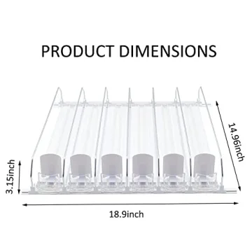 SZNLZQ Fridge Drink Organizer Holds 30 Cans Easily