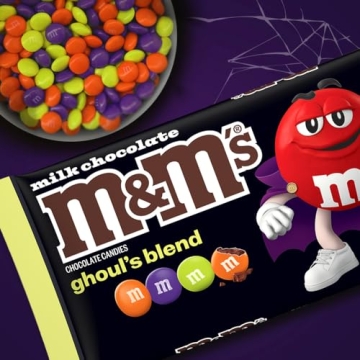 M&M's Ghoul's Mix Milk Chocolate Halloween Candy Bag 10 oz