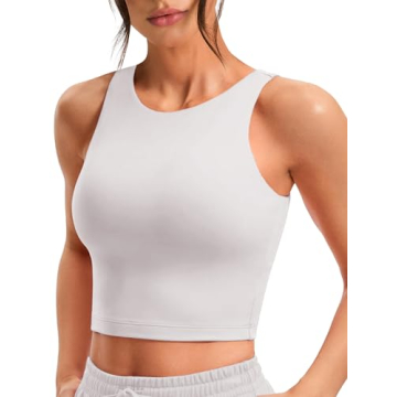 Chic Double Layer Cropped Tank Top for Women - Soft, Durable & Versatile!
